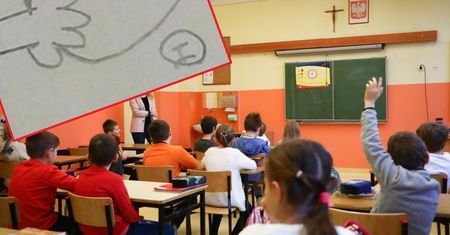 Siedmiolatek narysował to w szkole. Matka spaliła się ze wstydu