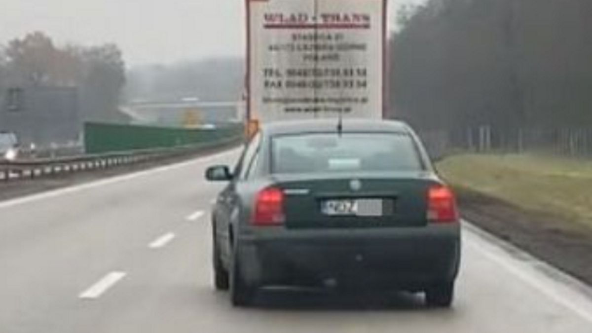 Passat zwrócił uwagę kierowcy