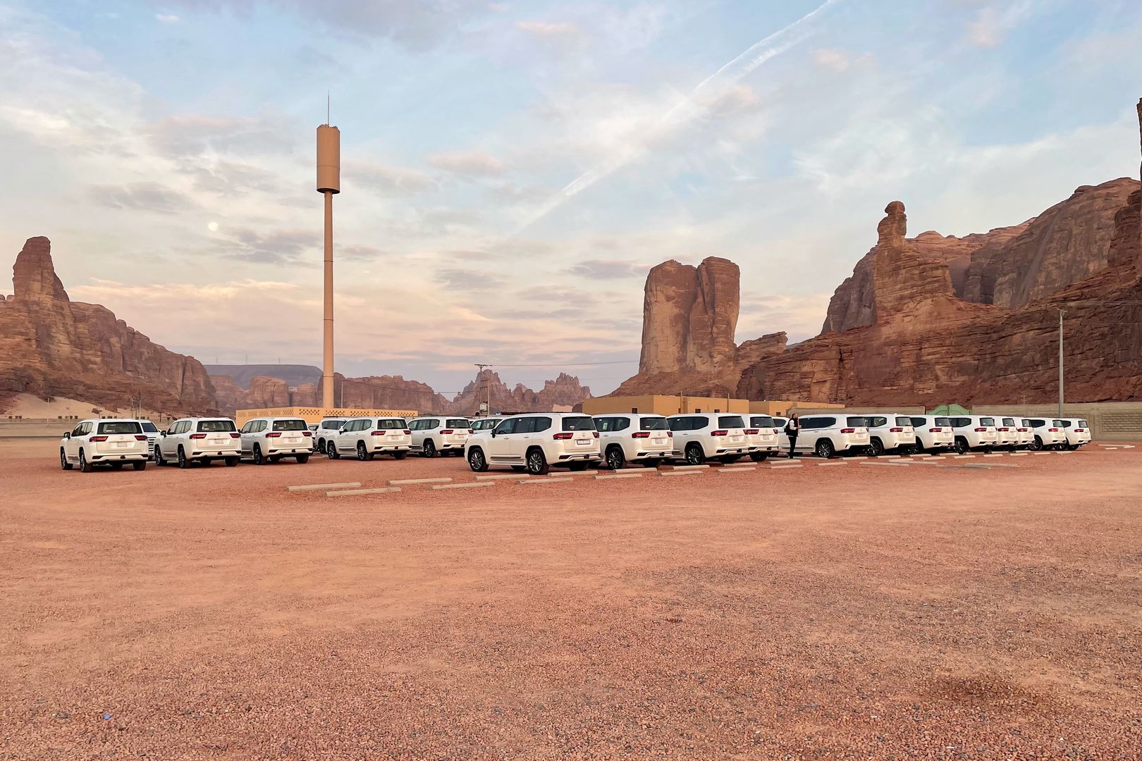 Toyota Land Cruiser jest bardzo popularna w Arabii Saudyjskiej