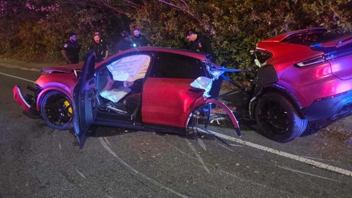 Tak wyglądało Porsche po wypadku