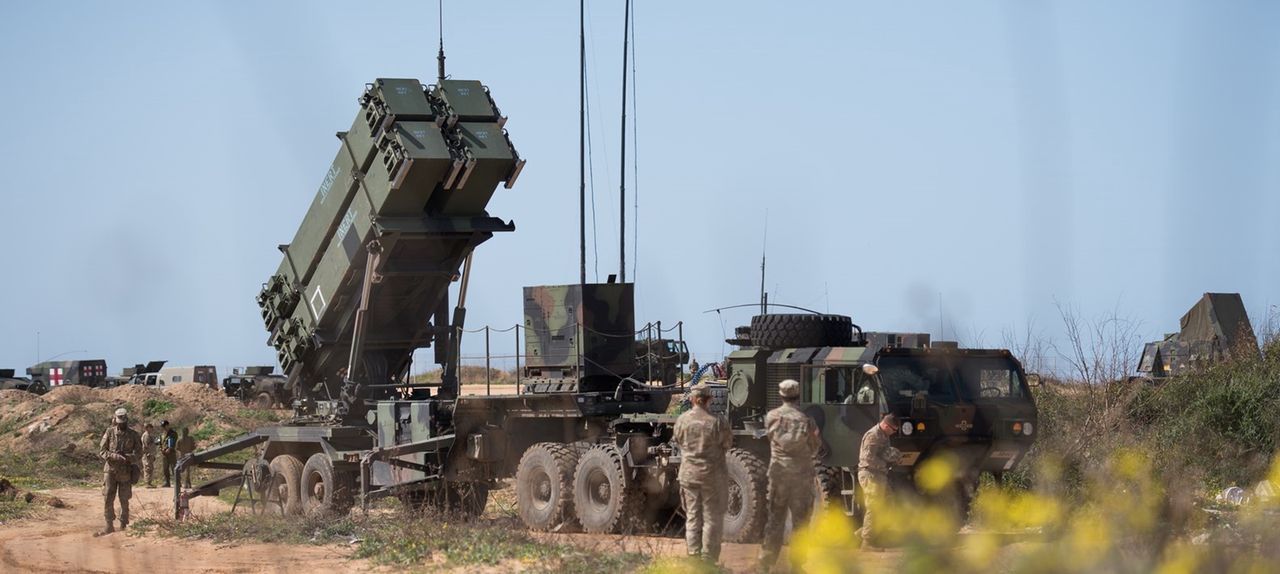 Israeli Patriot missile system launcher