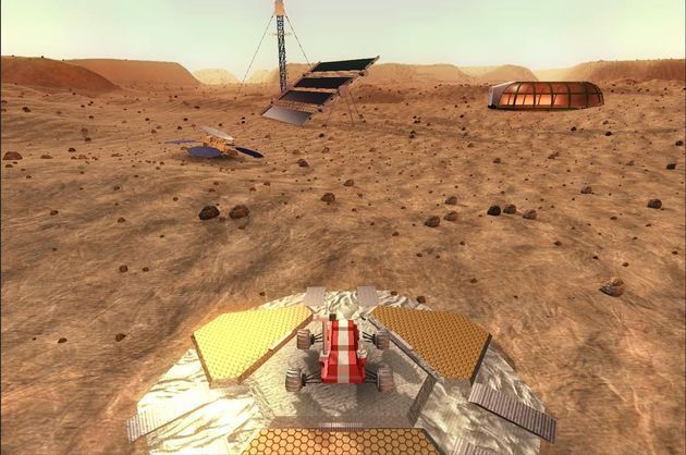 Dotknij Marsa symulator łazika marsjańskiego