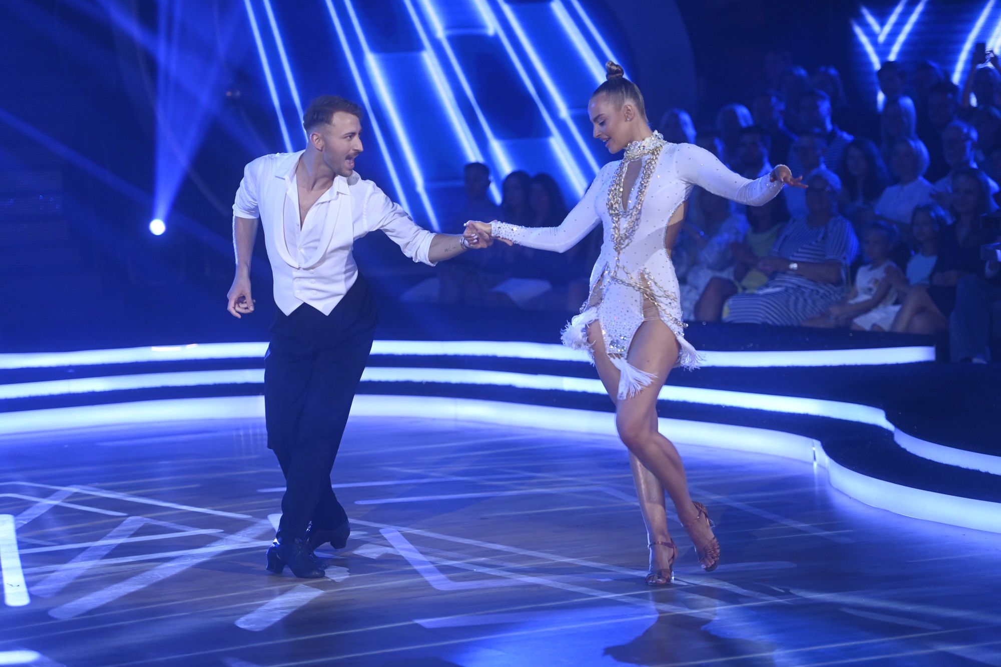 Karolina Pisarek i MIchał Bartkiewicz zatańczyli cha-chę