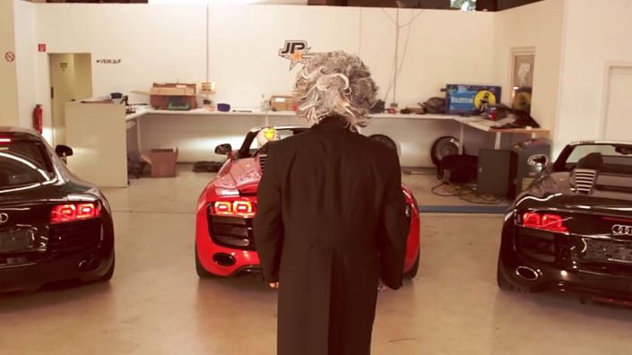 Orkiestra układów wydechowych Audi R8 1