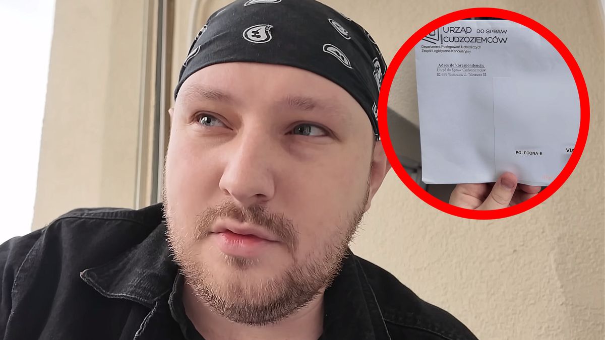 Vloger z Rosji otrzymał ważny list z polskiego urzędu