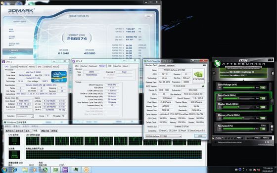 wydajność procesora Intel Core i7 3930K w 3DMark Vantage