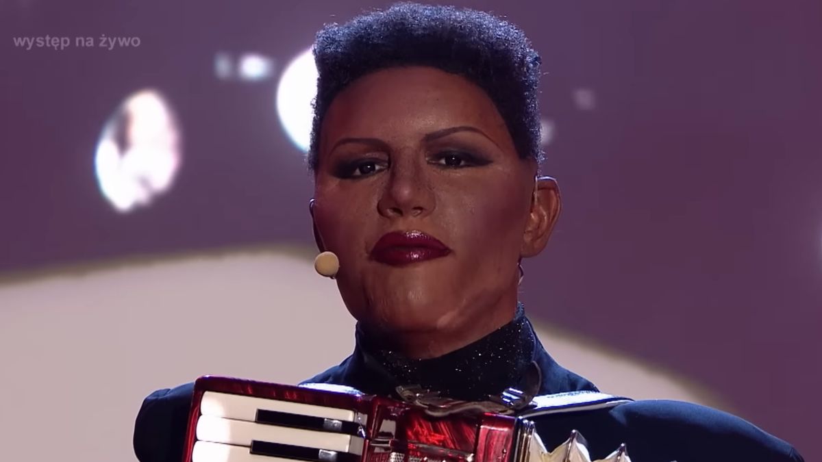 Krzysztof Ibisz jako Grace Jones