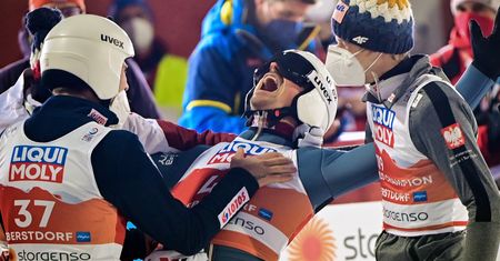 Piotr Żyła obrażony przez dziennikarza. Mama skoczka zareagowała