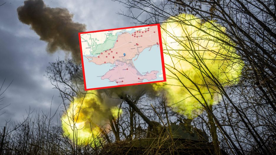 Atak Ukraińców w rosyjską bazę