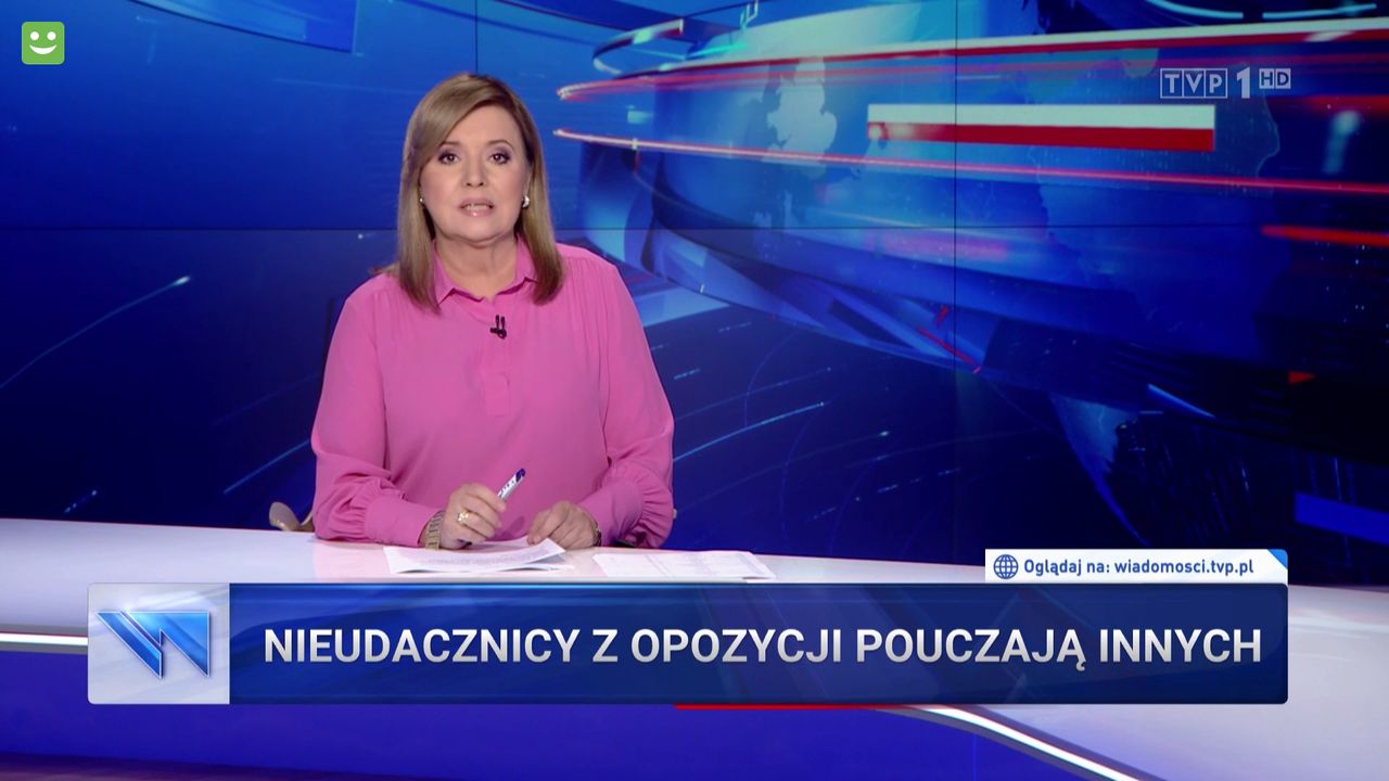 "Wiadomości" poszły na całość. Takiego paska jeszcze nie było