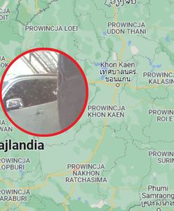 Usłyszał za oknem dziwny hałas. Nie mógł uwierzyć własnym oczom