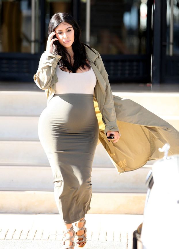 Ciążowy brzuszek Kim Kardashian!