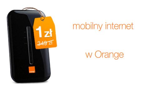 Orange: tylko do końca tygodnia mobilny Internet z modemem za złotówkę 1