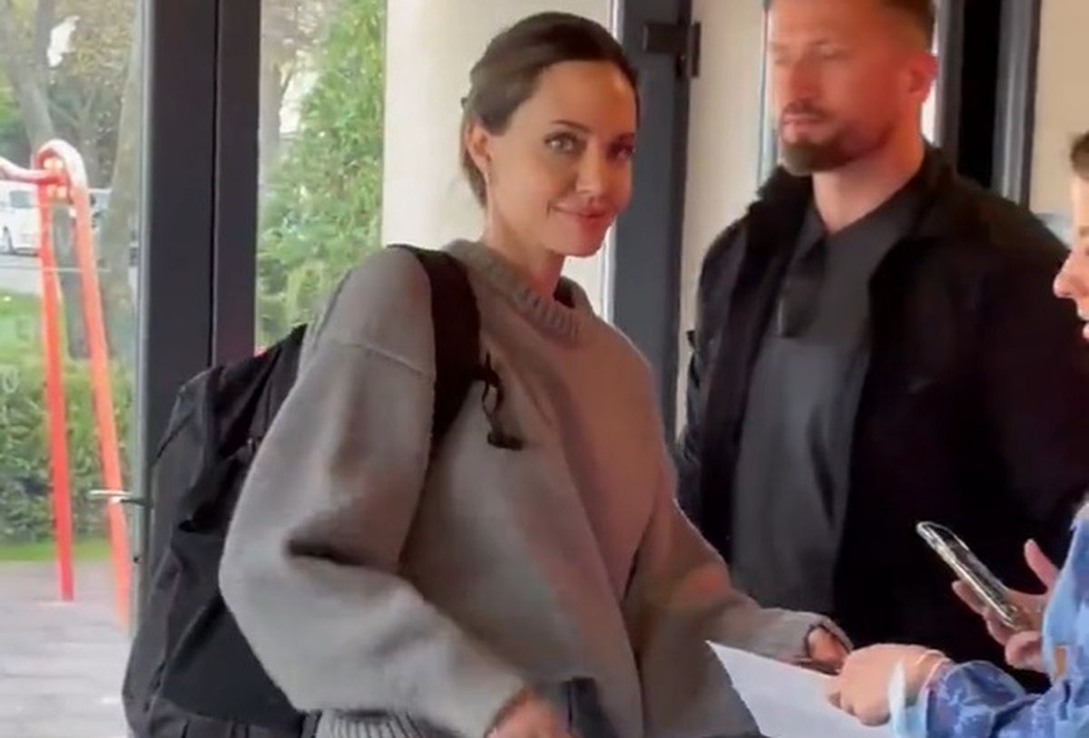 Angelina Jolie w Ukrainie. "ONZ nie ma z tym nic wspólnego"