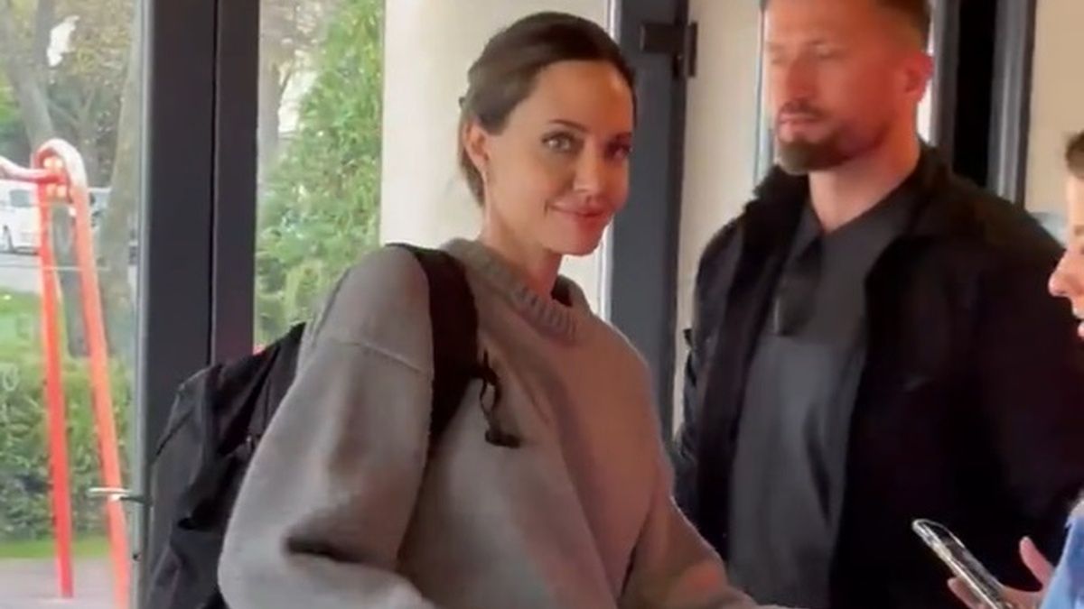 Angelina Jolie odwiedziła w sobotę Lwów 