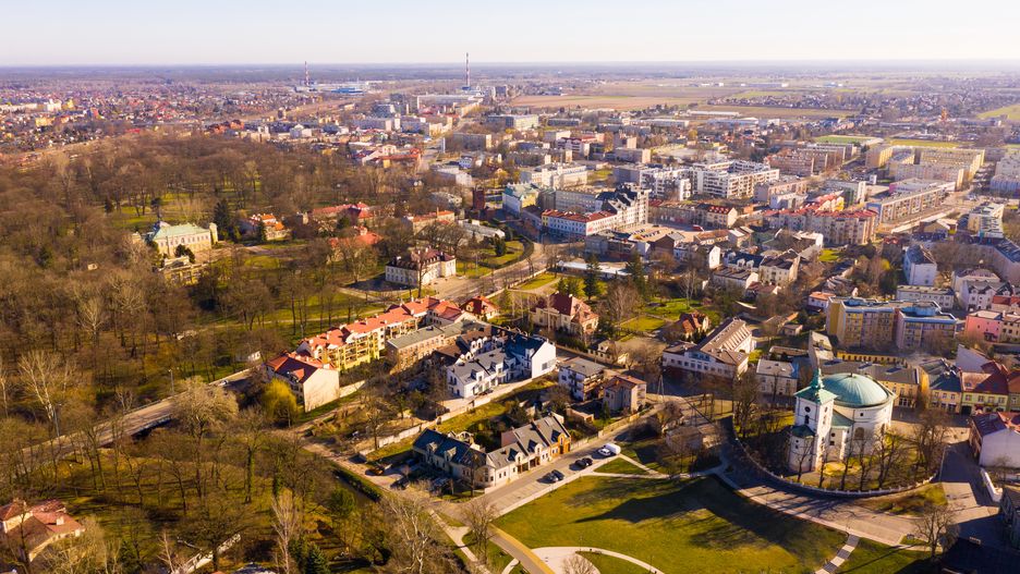 Aerial view of Skierniewice, Lodz Voivodeship
Aerial view of modern landscape of Polish town of Skierniewice on spring day, Lodz Voivodeship
skierniewice, city, lodz, province, poland, europe, townscape, urban, view, aerial, drone, panoramic, modern, streets, living, environment, houses, edifices, roofs, church, belfry, building, exterior, architecture, monumental, historical, cultural, sightseeing, landmark, attraction, heritage, location, tourism, travel, trip, scenery, outdoors, landscape, nature, spring, sunny, sky, blue, cloudy, horizon, skierniewice, city, lodz, province, poland, europe, townscape, urban, view, aerial, drone, panoramic, modern, streets, living, environment, houses, edifices, roofs, church, belfry, building, exterior, architecture, monumental, historical, cultural, sightseeing, landmark, attraction, heritage, location, tourism, travel, trip, scenery, outdoors, landscape, nature, spring, sunny, sky, blue, cloudy, horizon