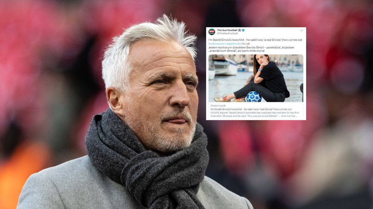 David Ginola i Joy, która została uznana za jego nieślubną córkę