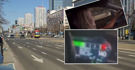 Szeroki uśmiech i 140 km/h w centrum Warszawy. Policja: zajmujemy się sprawą