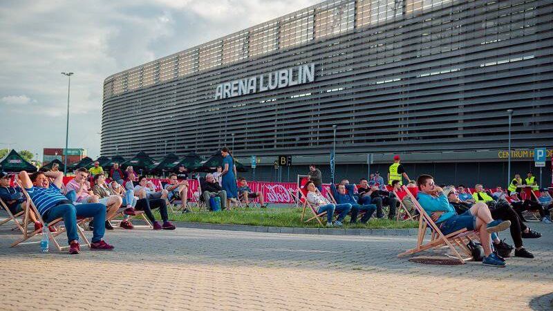 Strefa Kibica przy Arenie Lublin ZDJĘCIA