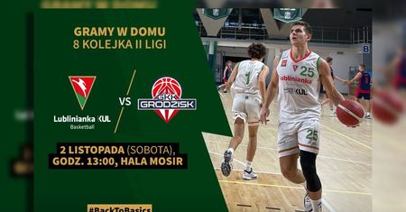 Lublinianka KUL Basketball zagra na Hali MOSIR czwarty mecz domowy w sezonie!