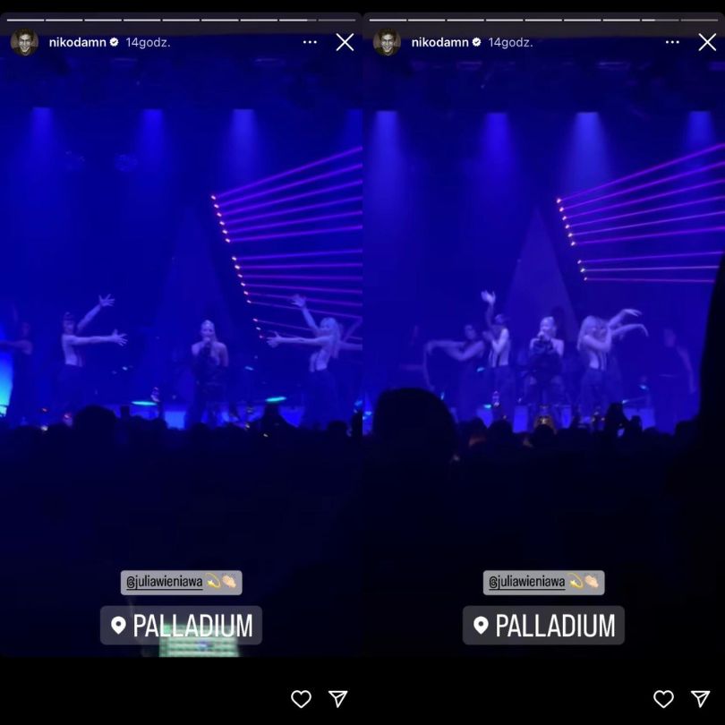 Julia Wieniawa zagrała koncert w Warszawie. Wspierali ją bliscy i Nikodem Rozbicki