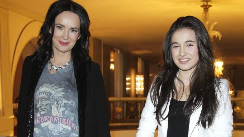 Katarzyna Kowalska z córką