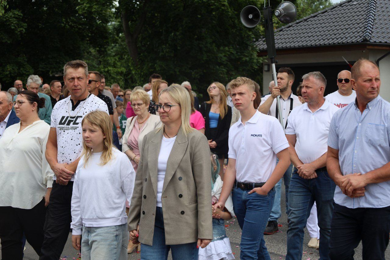 19.06.2025 r., Procesja, Boże Ciało, Jankowo Dolne, Hanna Komorowska