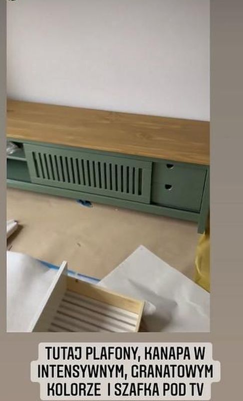 Marta pokazała też trochę mebli