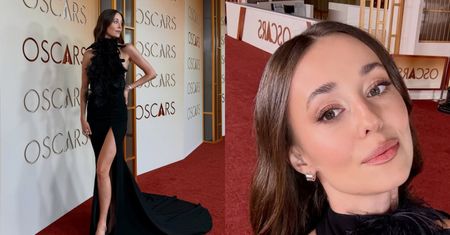 Izabella Krzan w eleganckiej sukni melduje się na Oscarach. Powiało wielkim światem? (ZDJĘCIA)