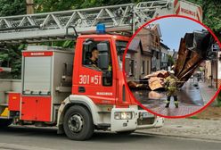 Gwałtowna burza w Małopolsce. Zerwany dach kościoła w Brzesku