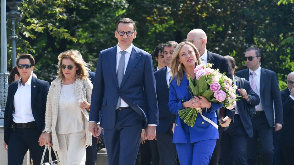 Wizyta premier Włoch Giorgi Meloni w Polsce.