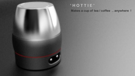 Srebrny podgrzewacz do kawy i herbaty 1