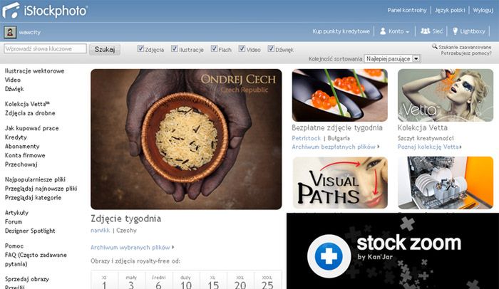 Łatwy podgląd zdjęć w iStockphoto