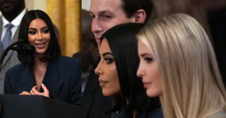 Kim Kardashian przemawia w Białym Domu: "Pragnę podziękować prezydentowi za wsparcie" (FOTO)