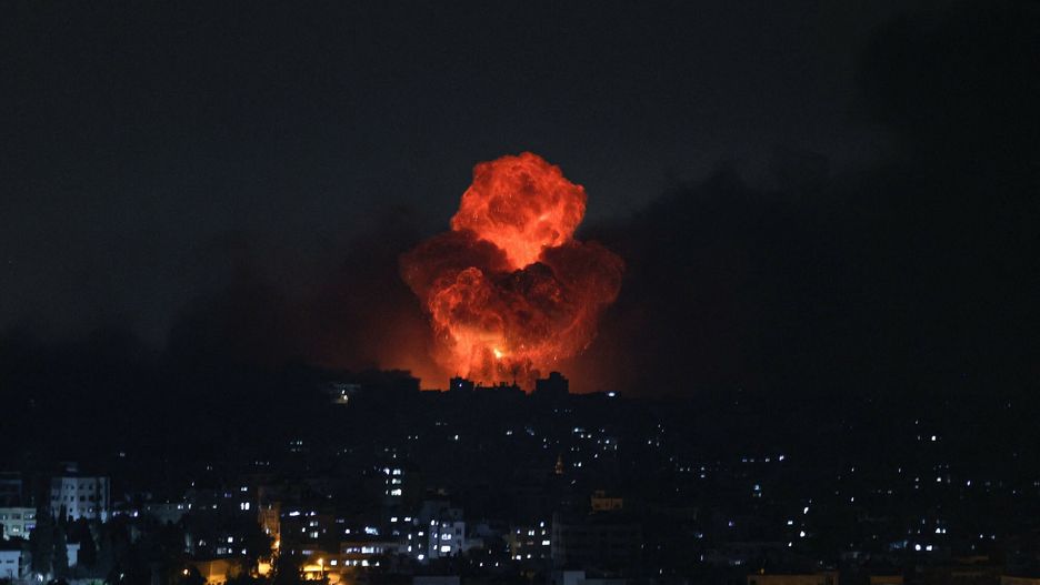 Temporary
GAZA CITY, GAZA - OCTOBER 08: Smoke rises after Israeli airstrikes in Gaza City, Gaza on October 08, 2023. Mustafa Hassona / Anadolu Agency/ABACAPRESS.COM
AA/ABACA