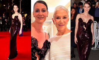 Maja Ostaszewska chwali się fotkami z czerwonego dywanu w Cannes. Aktorce udało się też "cyknąć" selfie z Helen Mirren