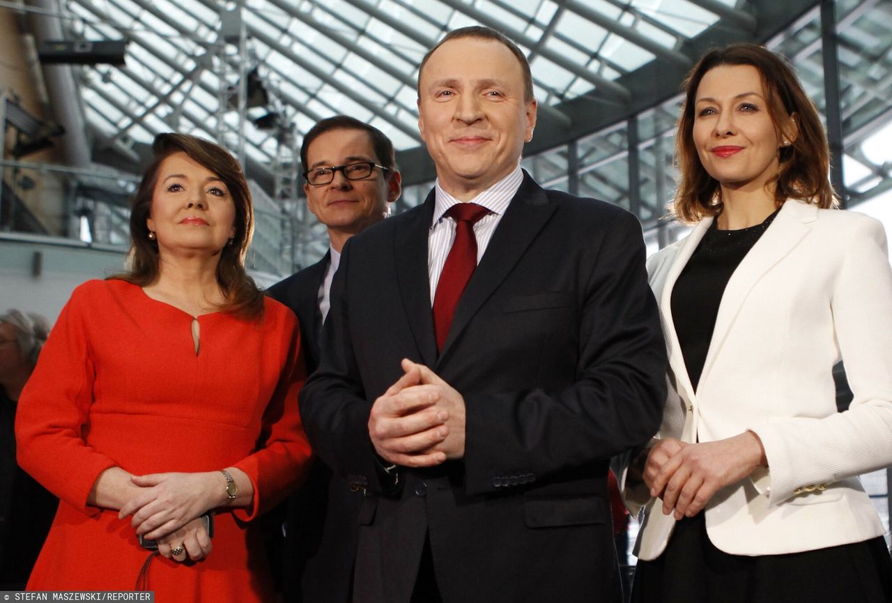 Danuta Holecka, Przemysław Babiarz, Jacek Kurski i Anna Popek