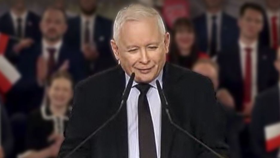 Jarosław Kaczyński na konwencji w Krakowie