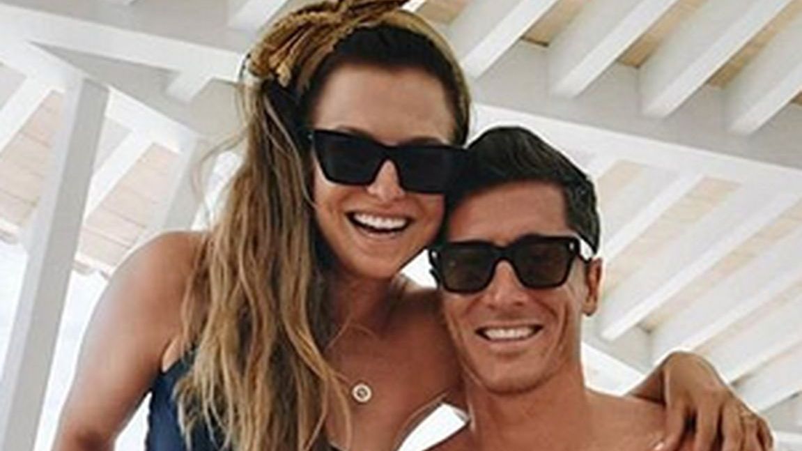 Anna Lewandowska z mężem Robertem Lewandowskim