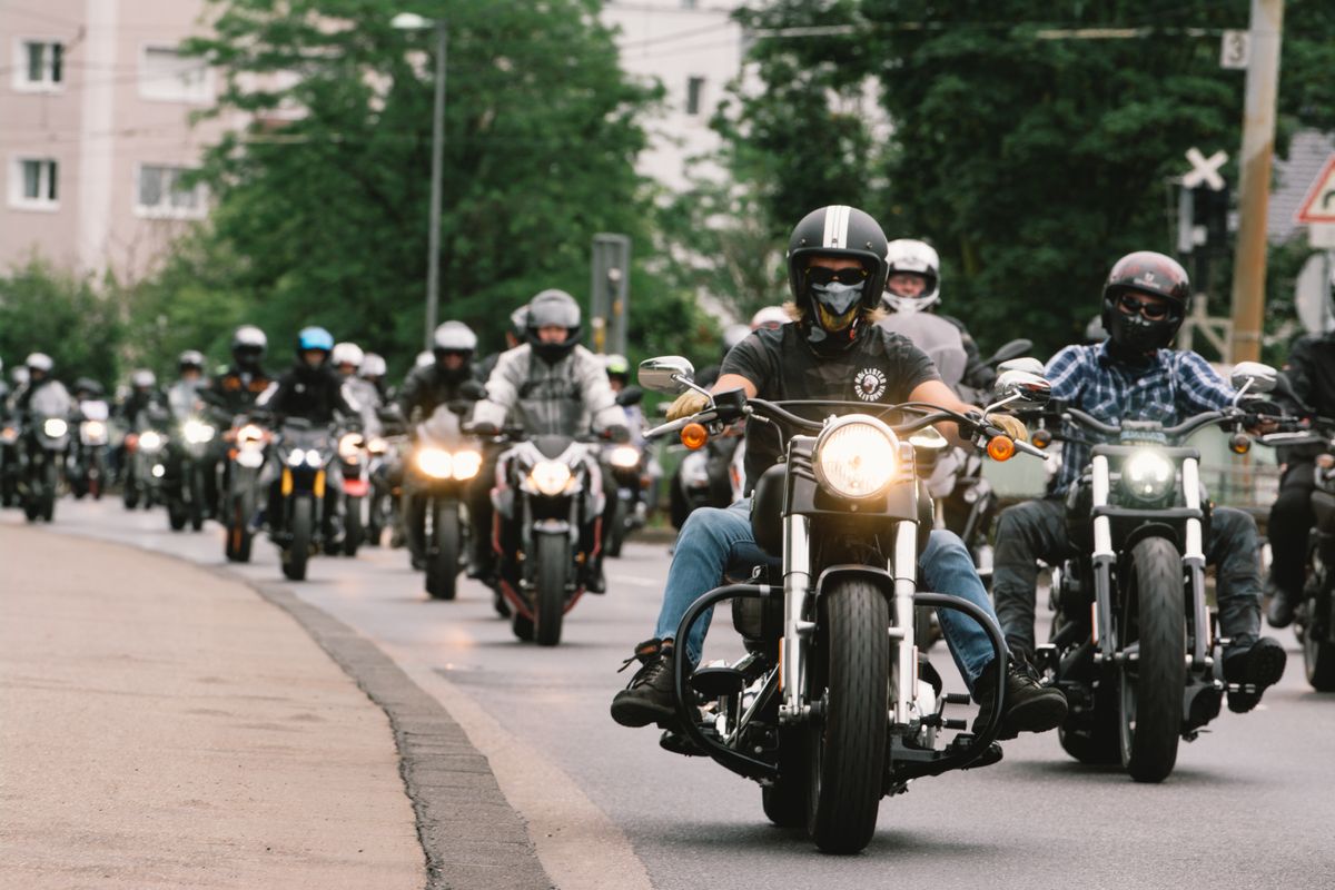 Niemieccy motocykliści protestują przeciwko nowym ograniczeniom 