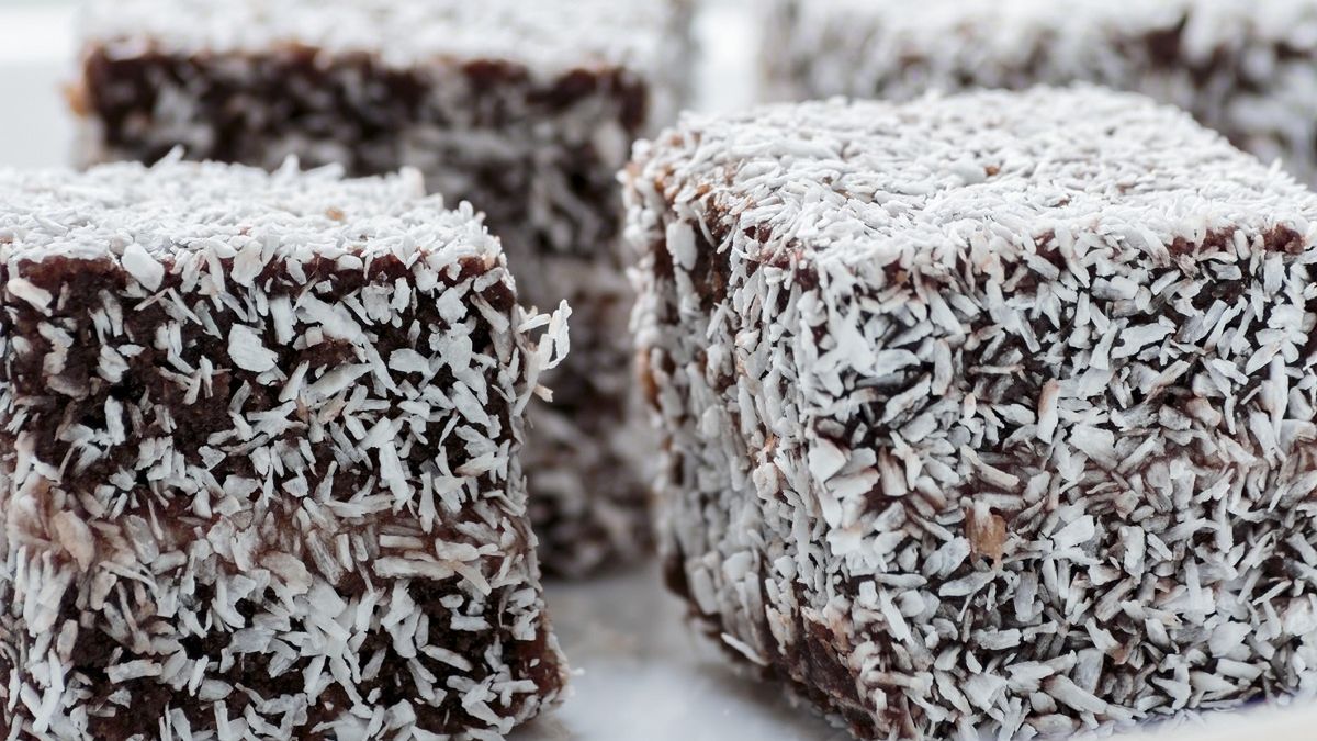 Ciasteczka lamingtony - przepis.