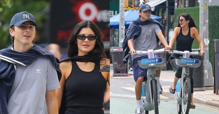 Kylie Jenner przesiadła się z jachtu na rower miejski i wraz z Timothée Chalametem przemierzała ulice Nowego Jorku (FOTO)