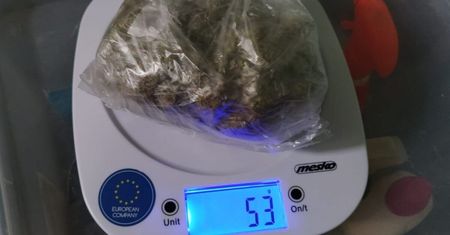 Nie chciał wpuścić policjantów na posesję, bratu kazał spuścić narkotyki w toalecie