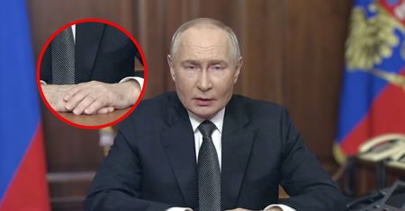 "Nie może poruszać". Co się stało z dłońmi Putina?