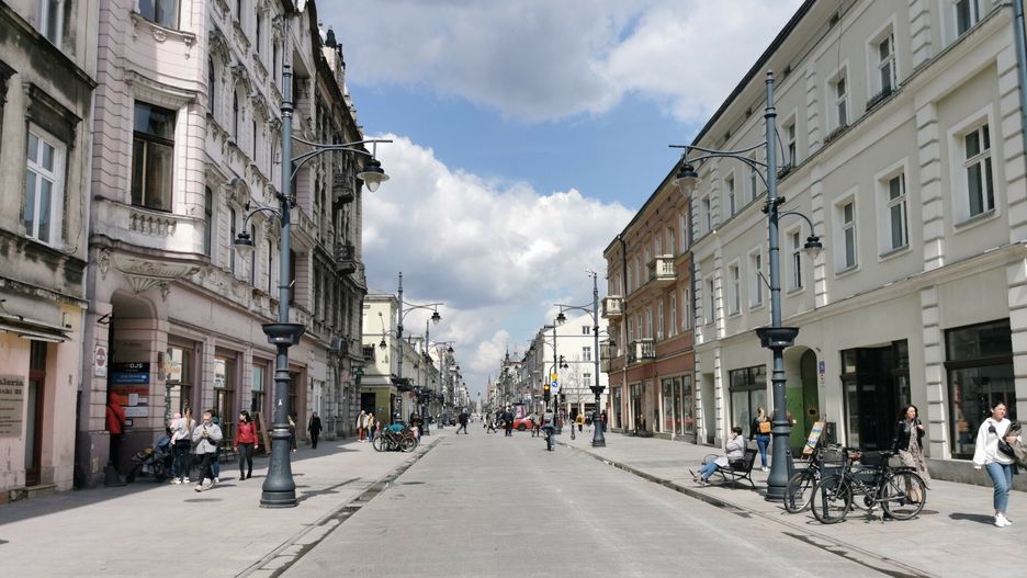 Ulica Piotrkowska w Łodzi