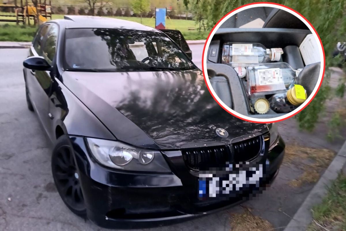 25-latek zasnął za kierownicą BMW. Wynik badania alkomatem szokuje