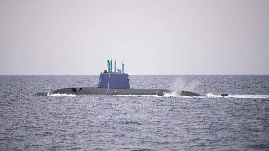 Jedna z łodzi podwodnych Izraela