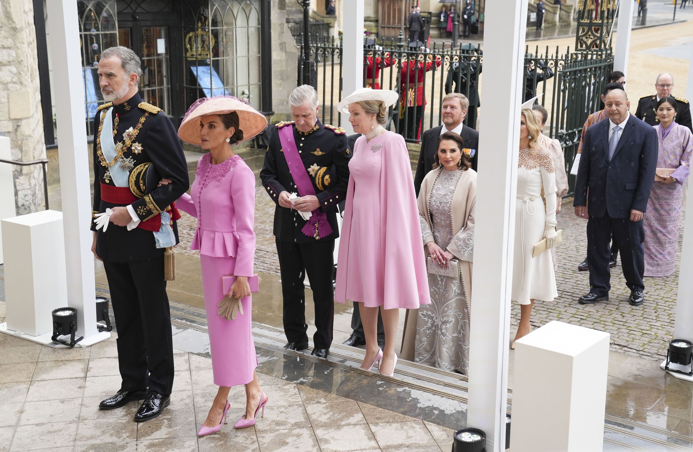 Królowa Letizia na koronacji króla Karola III