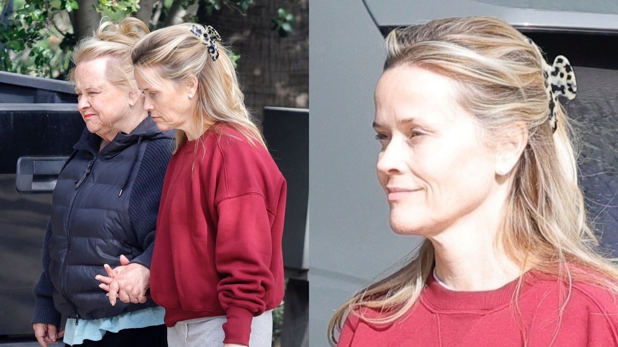 Reese Witherspoon z mamą na spacerze