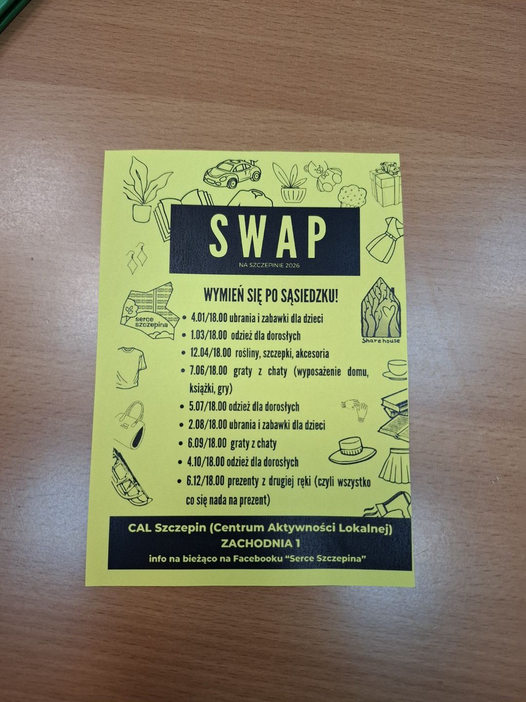 Swap ubrań, książek i planszówek w Dolnośląskiej Bibliotece Publicznej we Wrocławiu